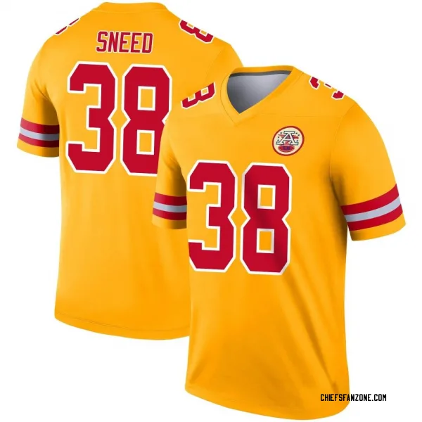 Kansas City Chiefs Ljarius Sneed Red Color Rush Legend Jersey - Bluefink