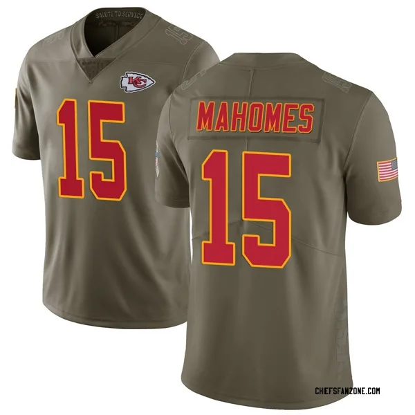 patrick mahomes salute to service jersey