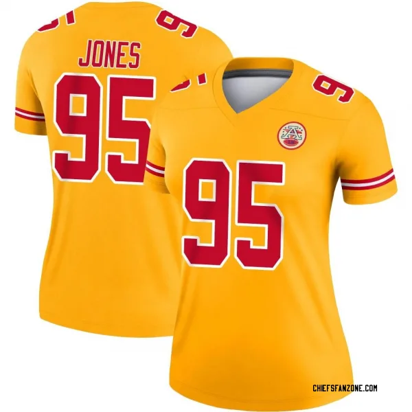 Kansas City Chiefs Chris Jones #95 Nike Red Official Super Bowl LVII Game  Jersey