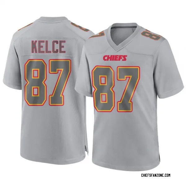 Nike Men's Kansas City Chiefs Travis Kelce #87 Atmosphere Grey